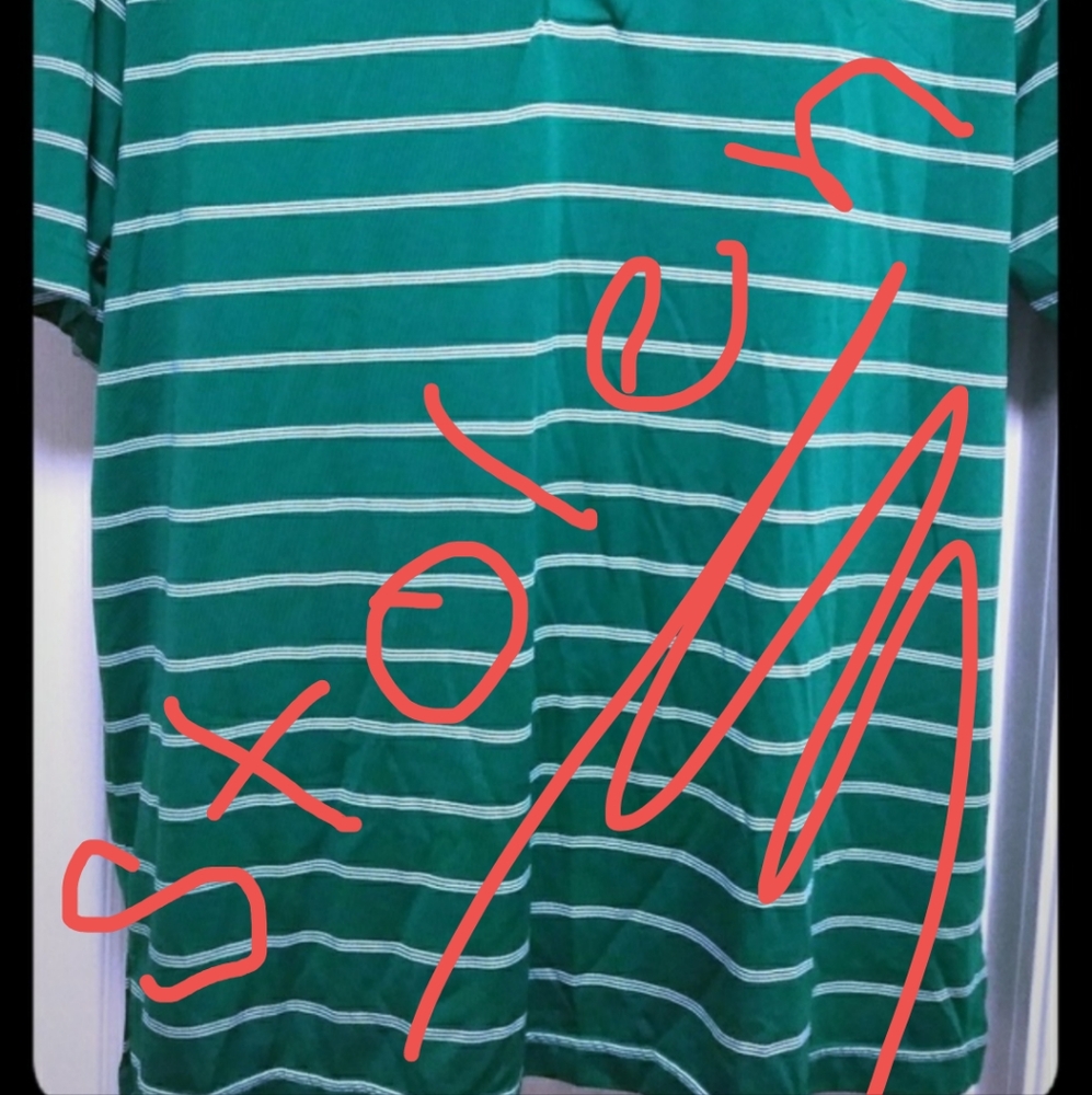 New Green Addias Golf Shirt